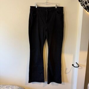 Old Navy Black High-Rise Flare Jeans